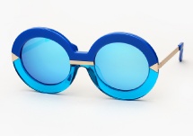 Karen Walker Hollywood Pool - Sea Blue w/ Blue Mirror