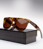 Super Flat Laca Spotted Havana / Green
