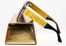 Vintage Frames Company Love/Hate - Black and Gold