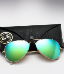 Ray Ban Aviator RB 3025 - Colored Mirror (Aqua Green)