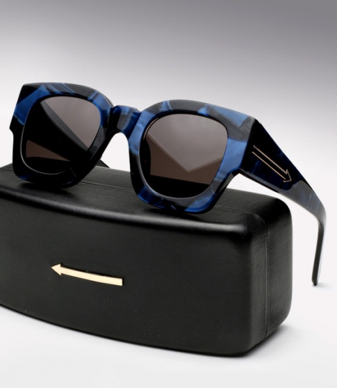 Karen Walker Number Two-Mottled Blue