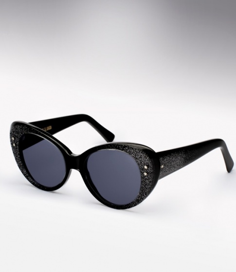 Cutler and Gross 1004 - Black Glitter