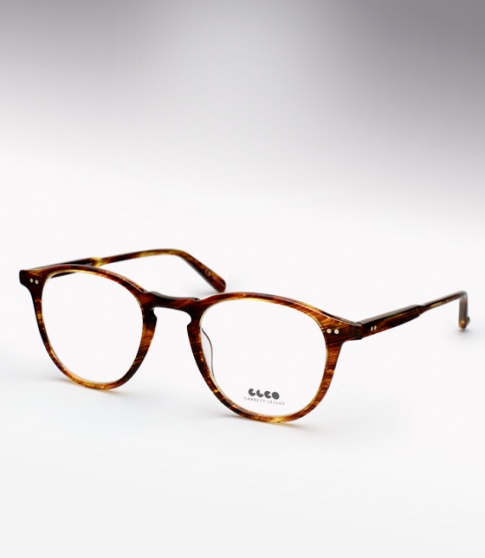 Garrett Leight Hampton - Chestnut + Clip (Eye)