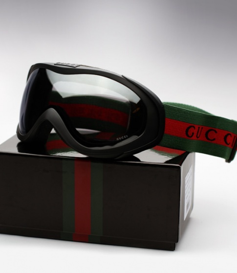 Gucci+GG+1210S+Black+Green+Red%2FSilver+unisex+Ski+Goggles for sale online