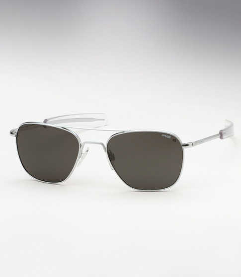 Randolph Engineering Aviator - Matte Chrome / Grey Polarized