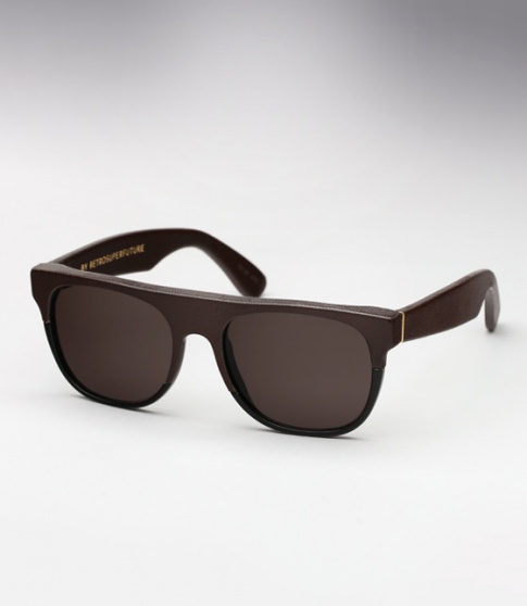 Super Flat Small Leather & Acetate