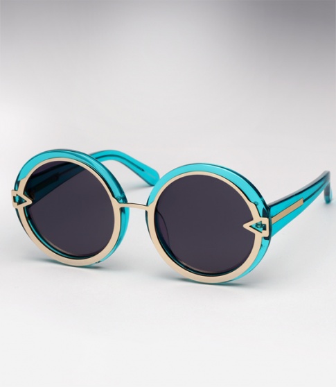 Karen Walker Orbit - Crystal Turquoise