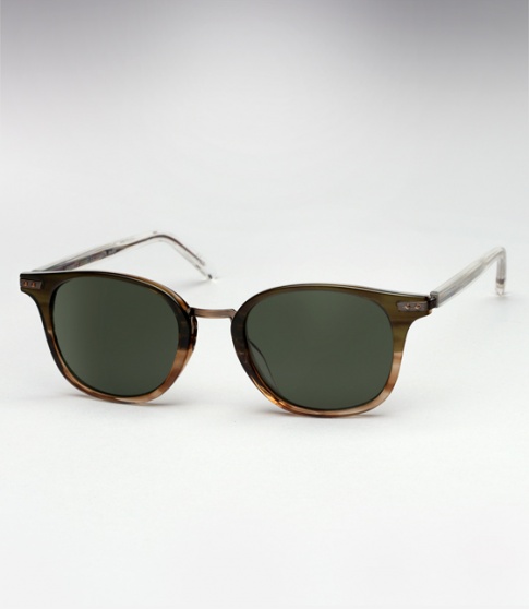 Garrett Leight Venezia - Olive Tortoise Fade