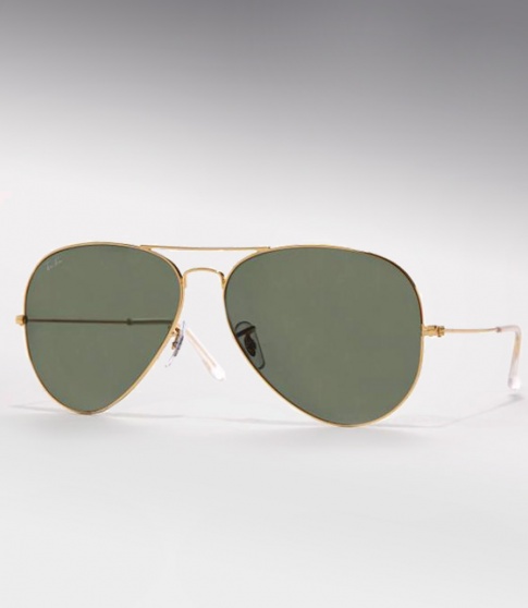 Ray Ban RB 3026 Extra Large Aviator - Gold
