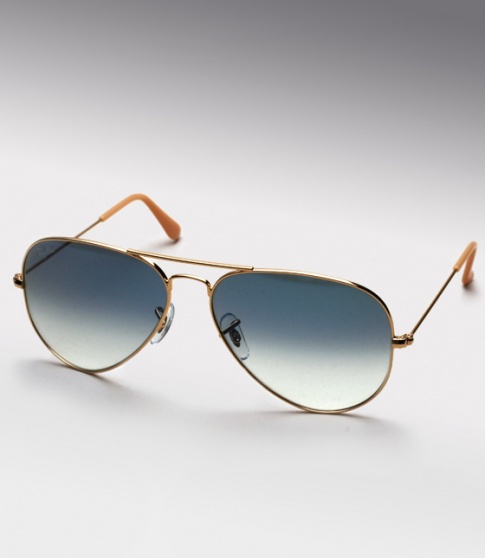 Ray Ban Aviator RB 3025 - Gold / Blue Gradient