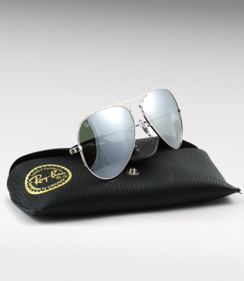 Ray Ban Aviator RB 3025 - Silver / Silver Mirror