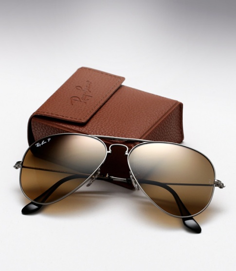 ray ban folding aviator polarized