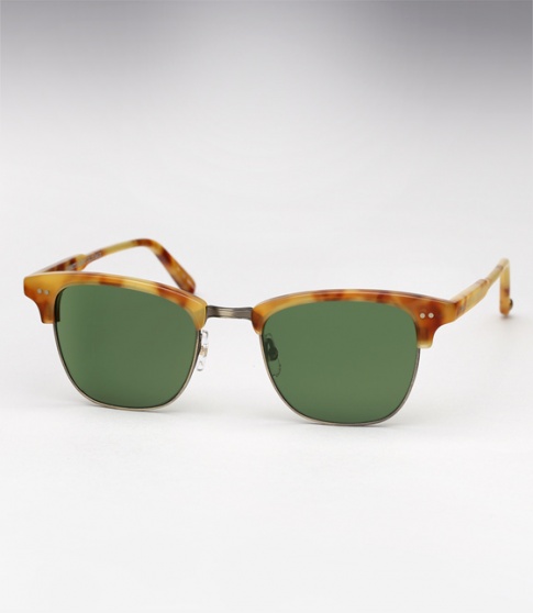 Garrett Leight Lincoln - Matte Demi Amber