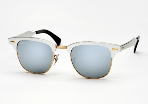 Ray Ban RB 3507 Clubmaster Aluminum - Brushed Silver