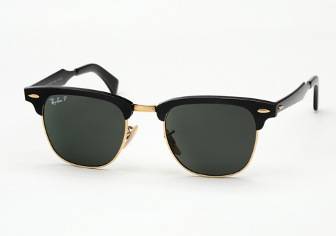 Ray Ban RB 3507 Clubmaster Aluminum - Black