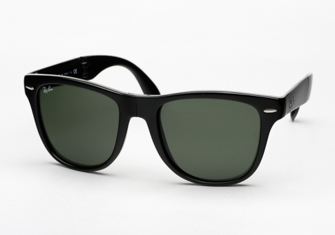 Ray Ban RB 4105 Folding Wayfarer (54mm) - Black