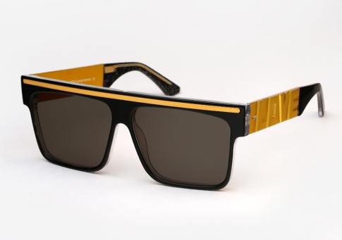 Vintage Frames Company Love/Hate - Black and Gold