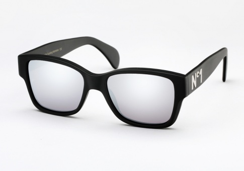 Vintage Frames Company Dice N1 - Matte Black and Slvr