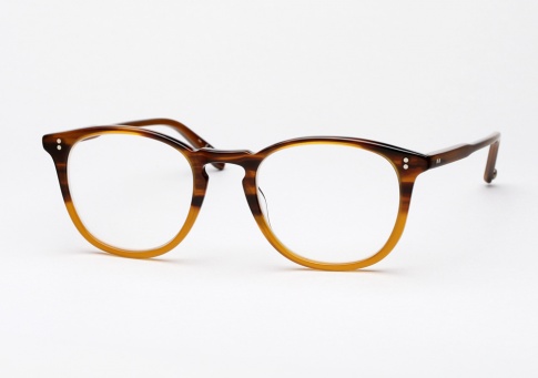 Garrett Leight Kinney - Dark Caramel Gradient + Clip (Eye)