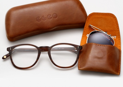 Garrett Leight Kinney - Matte Brandy Tortoise + Clip (Eye)