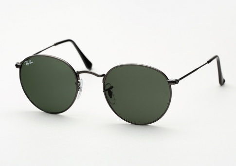 Ray Ban RB 3447 Round Metal - Matte Gunmetal