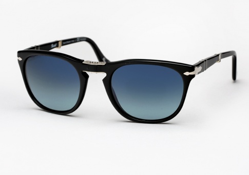 Persol 3028 - Black / Blue Gradient Polarized