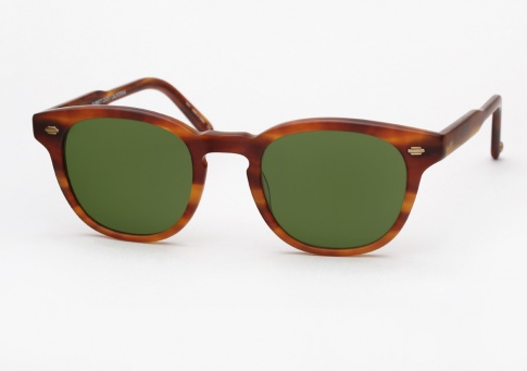 Garrett Leight Warren - Matte Honey Amber Tortoise