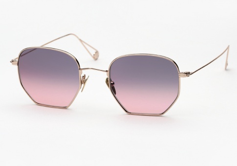 Garrett Leight X Mark McNairy, Liberty - Gold / Pink Gradient