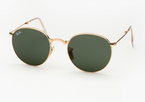 Ray Ban RB 3532 Round Metal Folding - Gold w/ G15