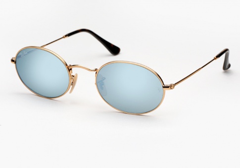 Ray Ban RB 3547N - Gold w/ Silver Mirror