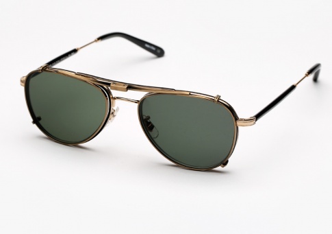 Garrett Leight Linnie - Matte Black + Clip