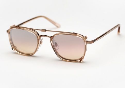 Garrett Leight Garfield - Copper / Nude + Clip (Eye)