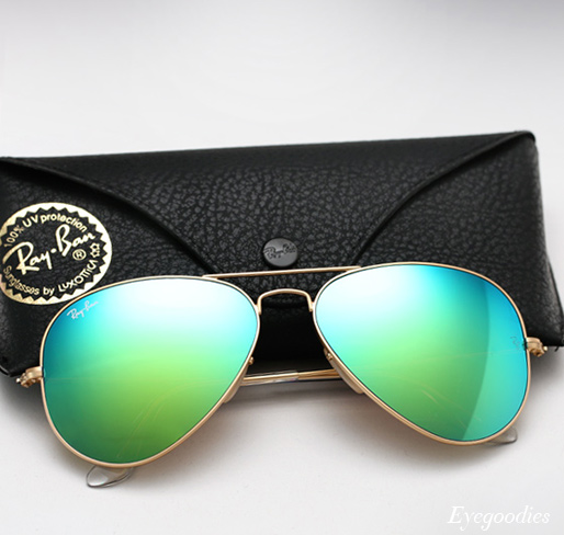 Ray Ban Aviator Colored Mirror Sunglasses