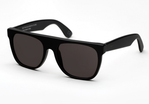 Flat Top Lux Matte Black Sunglasses