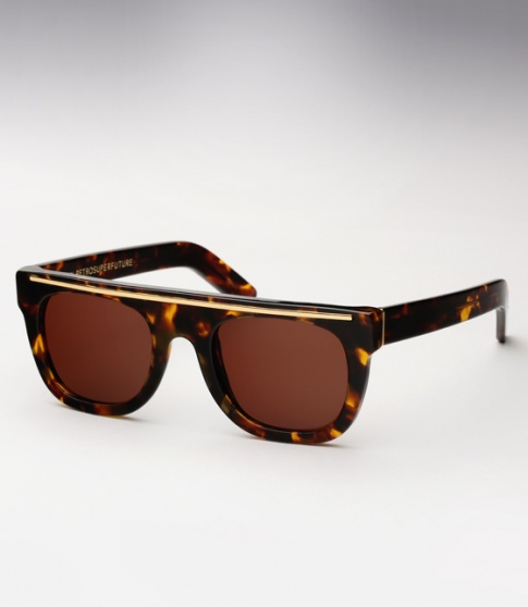 Super Chicano Burnt Havana Sunglasses Flat Top Ciccio