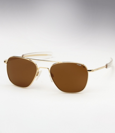 Randolph Engineering Aviator - 23K Gold / Tan Polarized