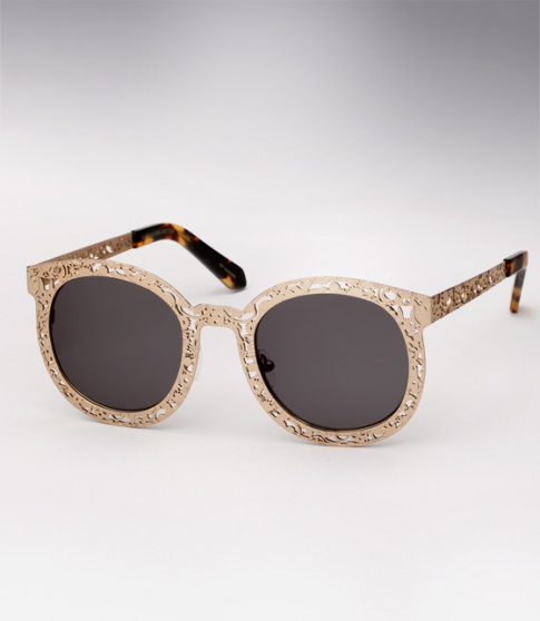 Karen Walker Super Duper Critter Sunglasses Gold