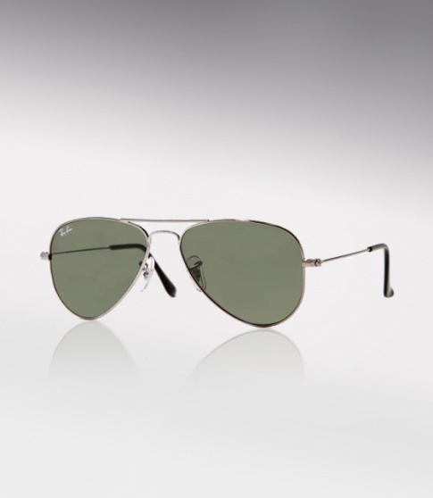 Ray Ban RB 3044 Extra Small Aviator sunglasses - Gunmetal