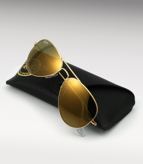 rayban 3025 gold