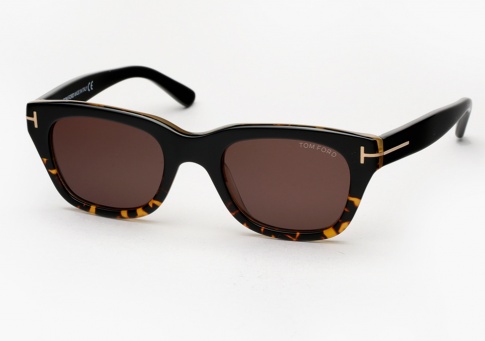 Tom Ford TF0237 Snowdon - Black/Amber