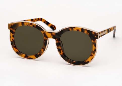 Karen Walker Super Spaceship Sunglasses Tortoise