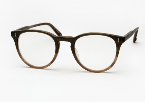 Garrett Leight Milwood - Matte Olive Tortoise Fade (Eye)