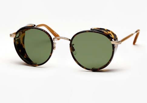 Garrett Leight Wilson Sun Shield - Matte Bourbon Tortoise